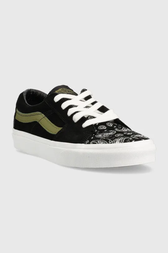 Tenisice od antilopa Vans Sk8-low crna