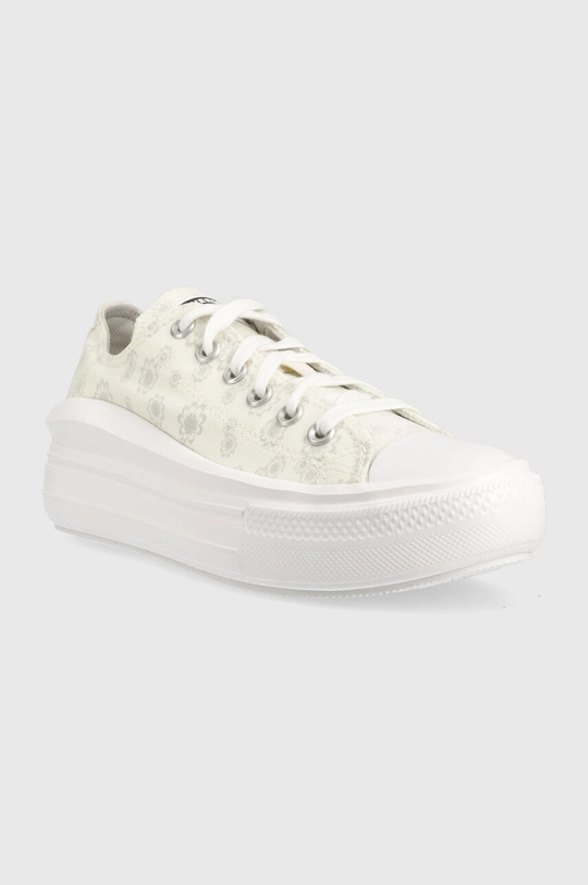 Πάνινα παπούτσια Converse Chuck Taylor All Star Move Desert μπεζ