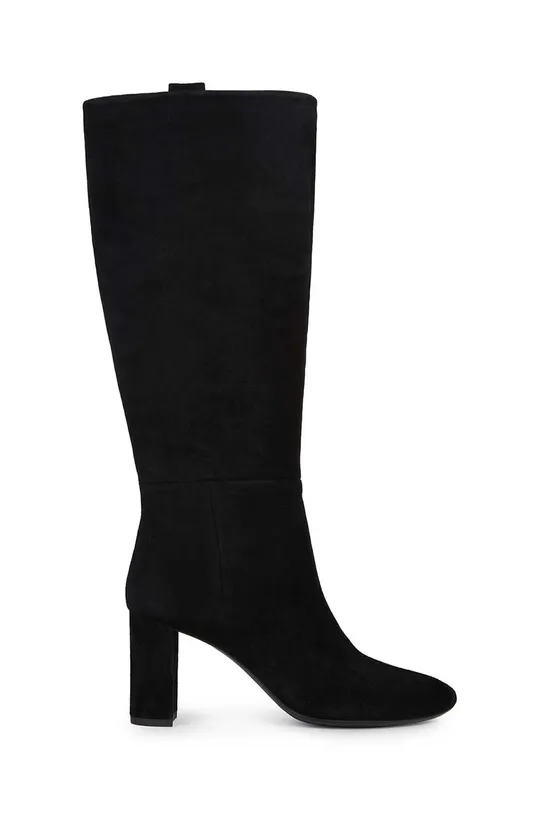 črna Usnjeni elegantni škornji Geox Pheby 80 Ženski