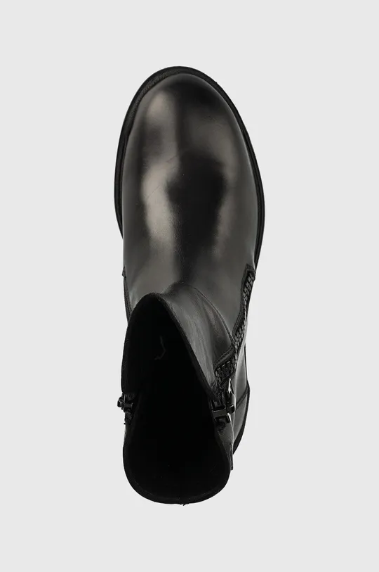 čierna Kožené členkové topánky Geox Nevegal B Abx