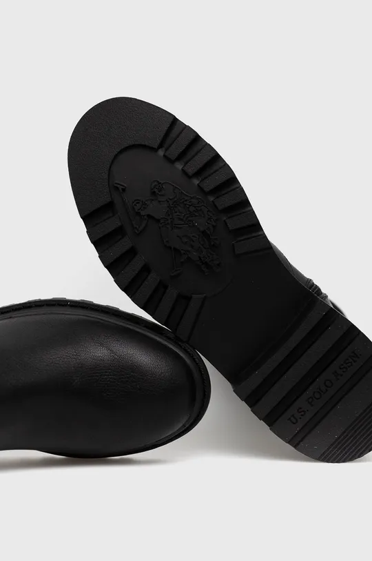 črna Elegantni škornji U.S. Polo Assn.