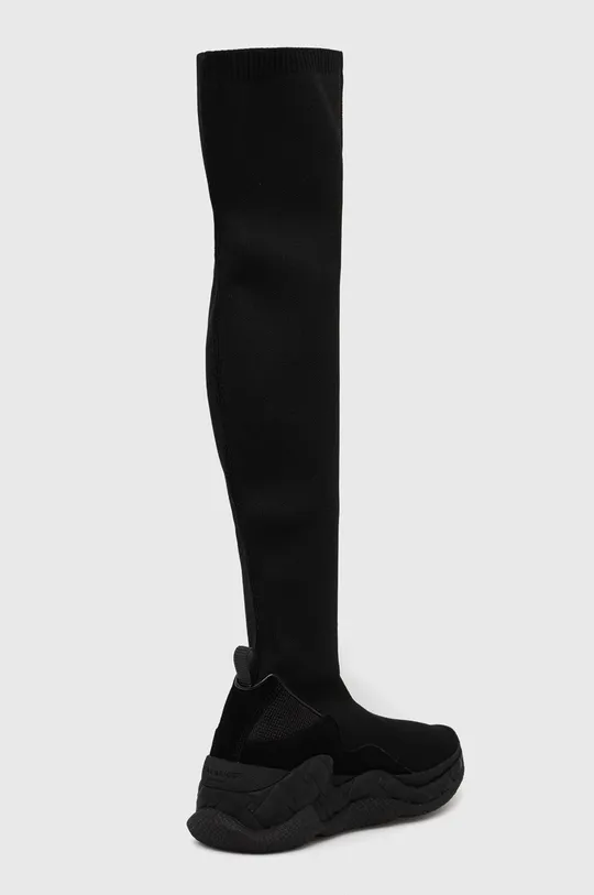 Μπότες Kurt Geiger London London Knit Otk Sock μαύρο