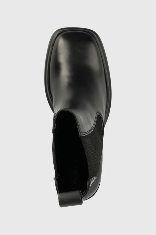 μαύρο Δερμάτινες μπότες τσέλσι Kurt Geiger London