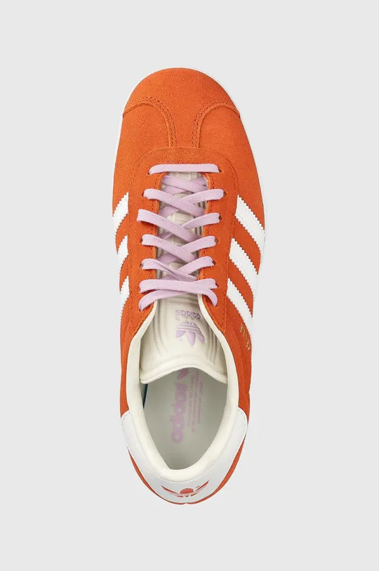 πορτοκαλί Σουέτ αθλητικά παπούτσια adidas Originals Gazelle