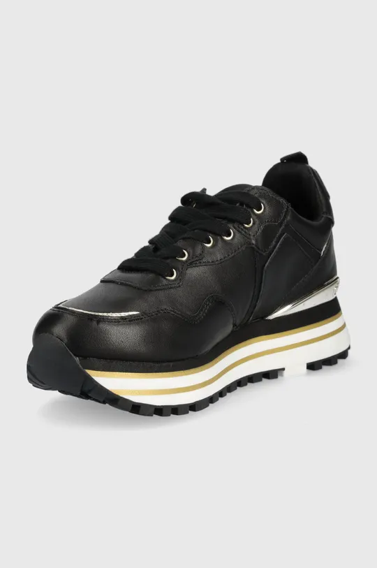 Liu Jo sneakersy skórzane MAXI WONDER 01 Cholewka: Materiał syntetyczny, Skóra naturalna, Wnętrze: Materiał syntetyczny, Materiał tekstylny, Podeszwa: Materiał syntetyczny