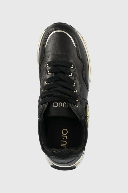 černá Kožené sneakers boty Liu Jo Maxi Wonder 01