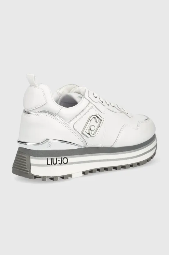 Liu Jo sneakersy skórzane MAXI WONDER 01 biały