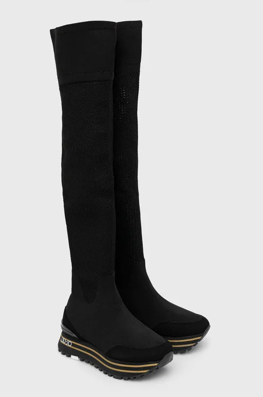 Elegantni škornji Liu Jo Maxi Wonder 45 črna