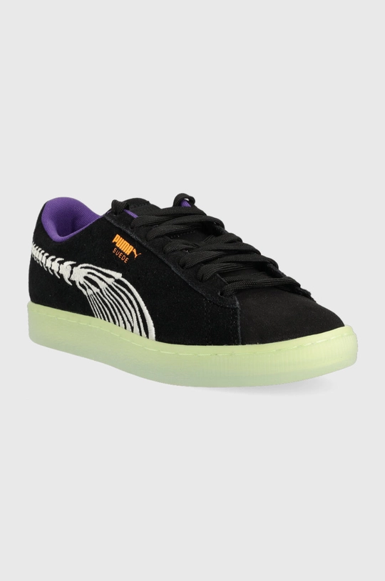 Semišové tenisky Puma Suede Haunted čierna