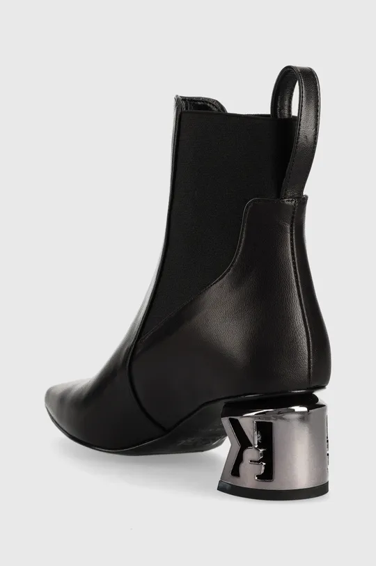 Kožené topánky chelsea Karl Lagerfeld K-BLOK  Zvršok: Prírodná koža Vnútro: Syntetická látka, Prírodná koža Podrážka: Syntetická látka