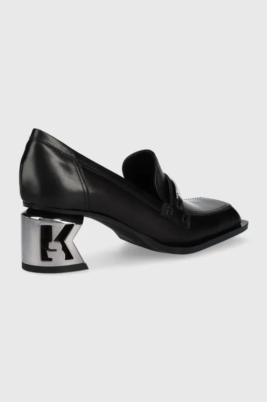 Δερμάτινα γοβάκια Karl Lagerfeld K-blok μαύρο