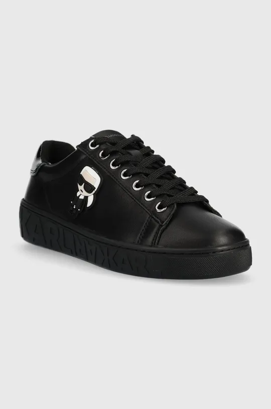 Δερμάτινα αθλητικά παπούτσια Karl Lagerfeld Kupsole Iii μαύρο