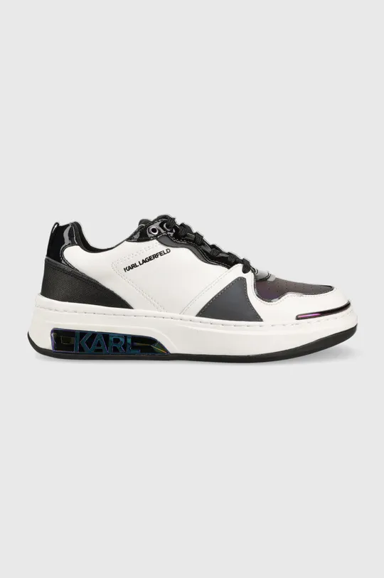 biały Karl Lagerfeld sneakersy skórzane ELEKTRA II Lo Damski