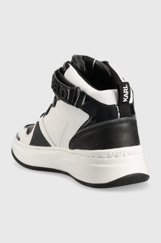 Karl Lagerfeld sneakersy skórzane ELEKTRA II Hi Cholewka: Skóra naturalna, Wnętrze: Materiał syntetyczny, Podeszwa: Materiał syntetyczny
