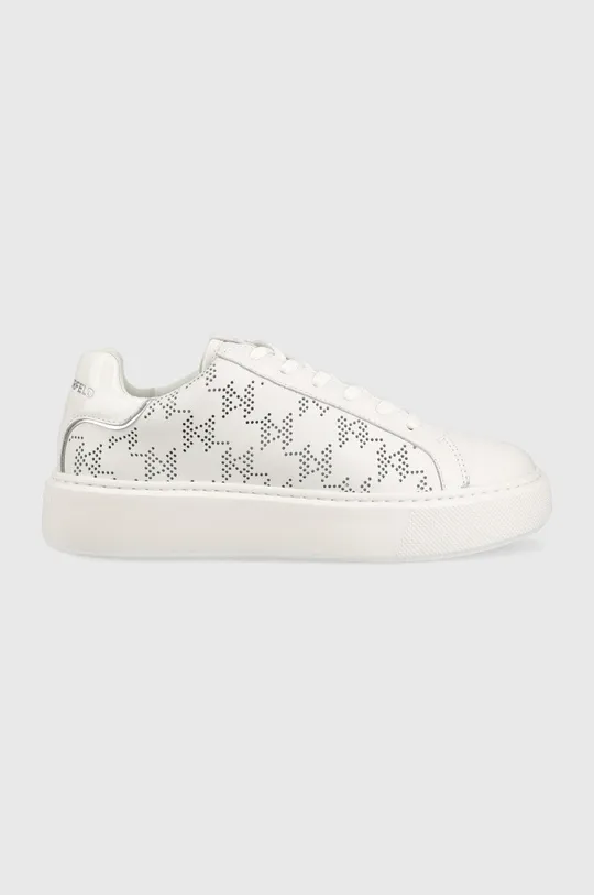 bianco Karl Lagerfeld sneakers in pelle MAXI KUP Donna