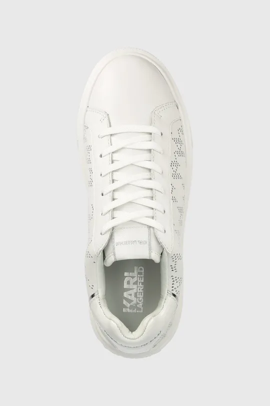 λευκό Δερμάτινα αθλητικά παπούτσια Karl Lagerfeld Maxi Kup
