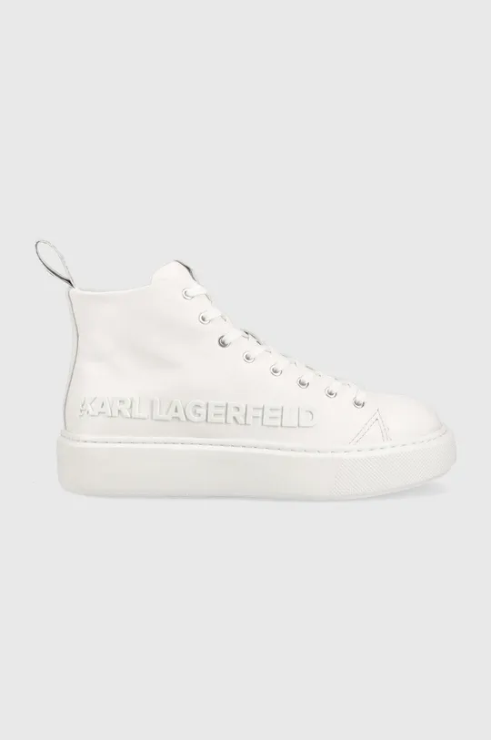 λευκό Δερμάτινα αθλητικά παπούτσια Karl Lagerfeld Maxi Kup Γυναικεία