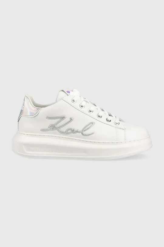 λευκό Δερμάτινα αθλητικά παπούτσια Karl Lagerfeld KapriKAPRI Γυναικεία