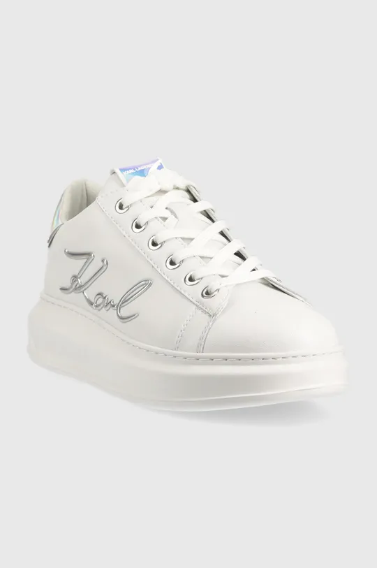 Δερμάτινα αθλητικά παπούτσια Karl Lagerfeld KapriKAPRI λευκό