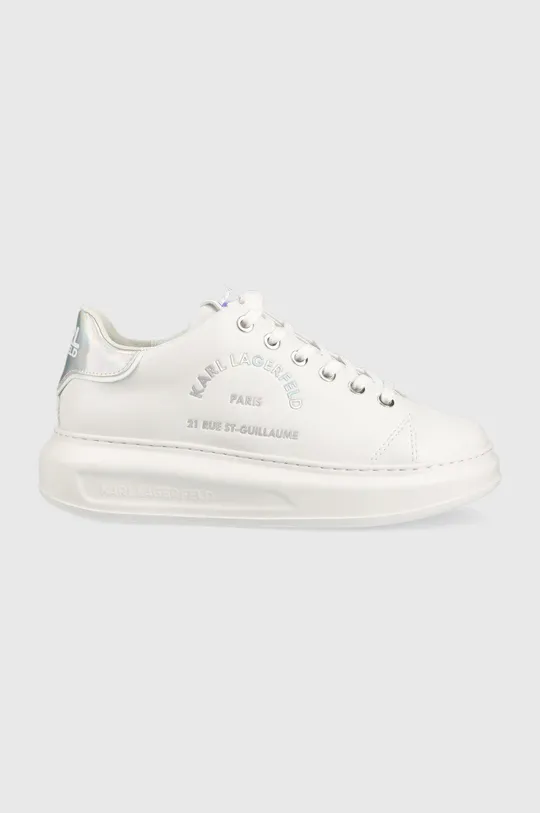 biały Karl Lagerfeld sneakersy skórzane KAPRI KL62539I.01I Damski