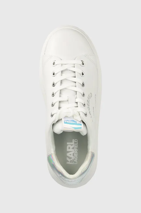 biały Karl Lagerfeld sneakersy skórzane KAPRI KL62539I.01I