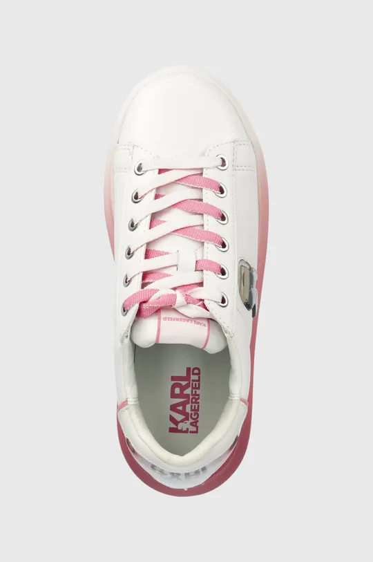 λευκό Δερμάτινα αθλητικά παπούτσια Karl Lagerfeld Kapri