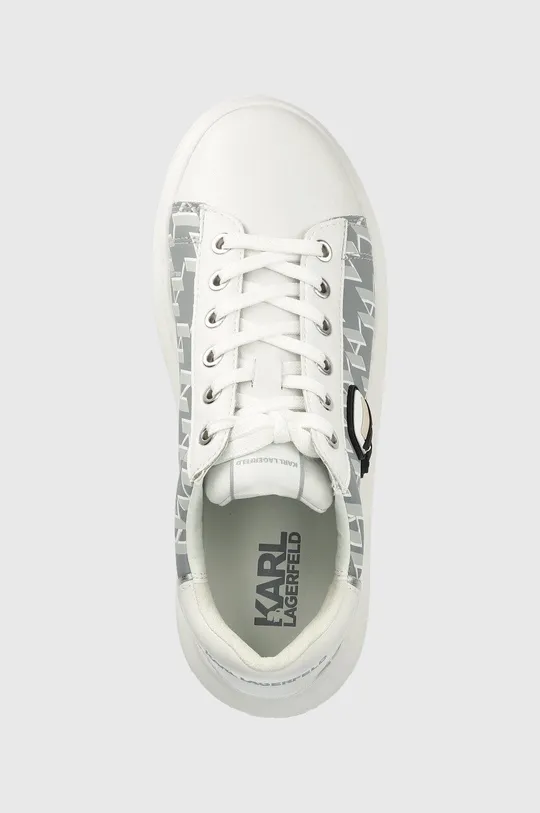 γκρί Δερμάτινα αθλητικά παπούτσια Karl Lagerfeld Kapri