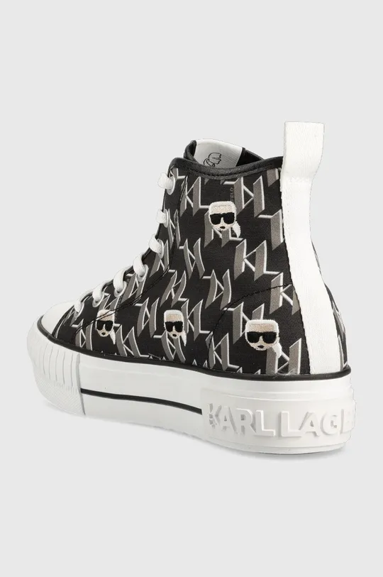 Πάνινα παπούτσια Karl Lagerfeld Kampus Max  Πάνω μέρος: Συνθετικό ύφασμα, Υφαντικό υλικό Εσωτερικό: Συνθετικό ύφασμα, Υφαντικό υλικό Σόλα: Συνθετικό ύφασμα