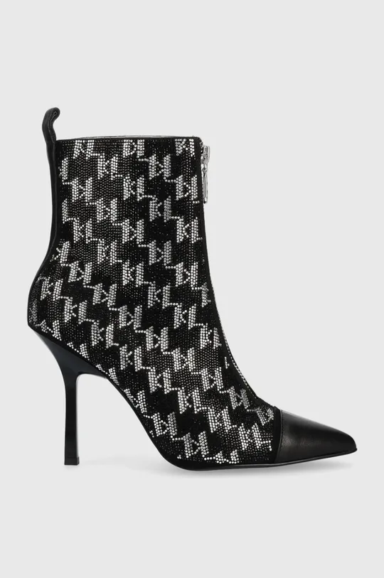 čierna Členkové topánky Karl Lagerfeld Sarabande Dámsky