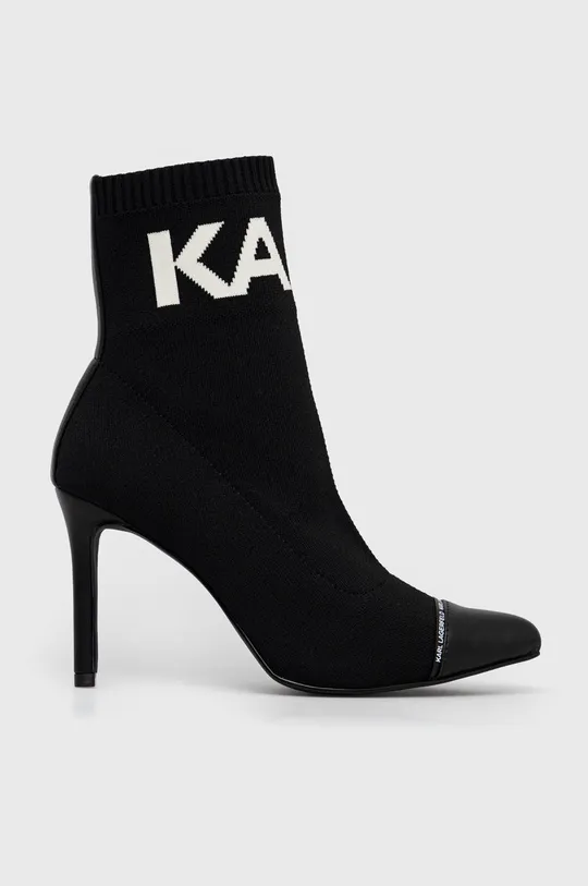 μαύρο Μποτάκια Karl Lagerfeld Panache Hi Γυναικεία