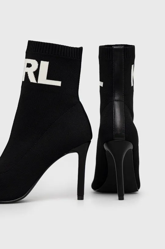 Členkové topánky Karl Lagerfeld Panache Hi  Zvršok: Textil, Prírodná koža Vnútro: Syntetická látka, Textil, Prírodná koža Podrážka: Syntetická látka
