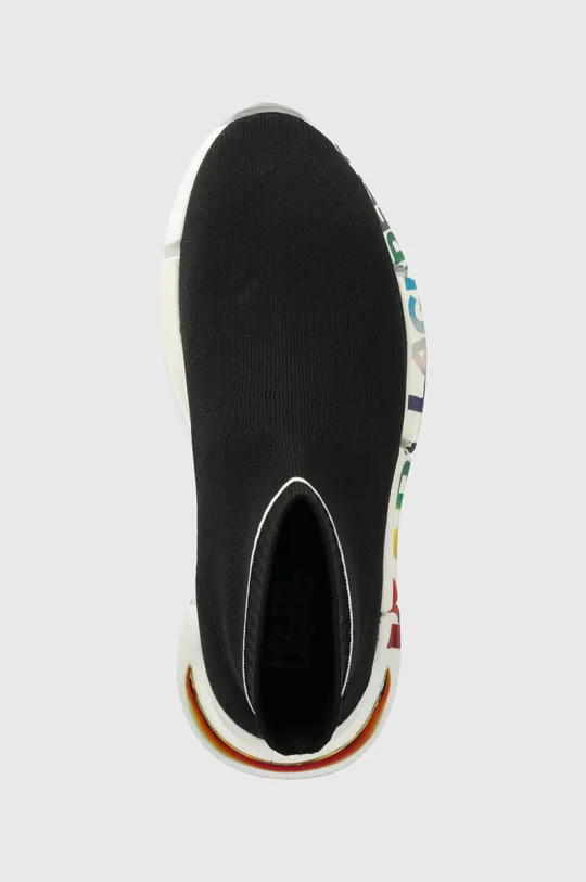 czarny Karl Lagerfeld sneakersy QUADRA KL63246P.K0M