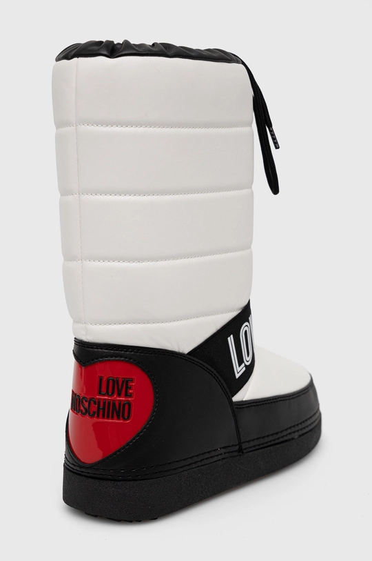 Love Moschino śniegowce biały