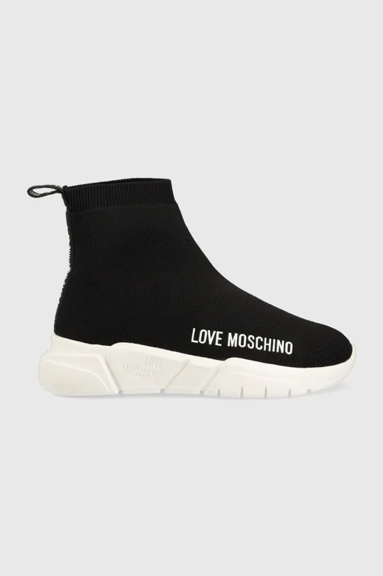 czarny Love Moschino sneakersy Damski