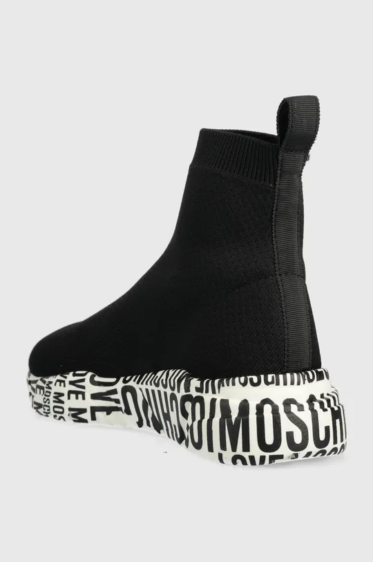 Love Moschino sneakersy Cholewka: Materiał tekstylny, Wnętrze: Materiał syntetyczny, Materiał tekstylny, Podeszwa: Materiał syntetyczny