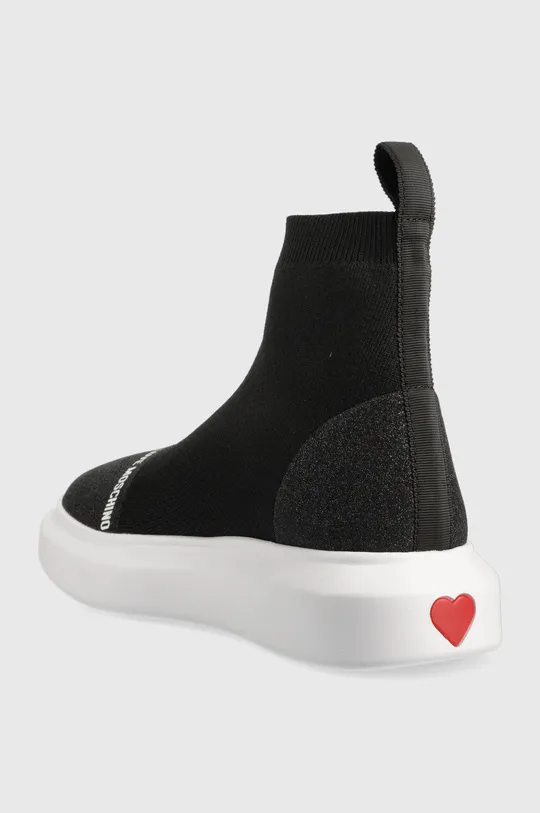 Love Moschino sneakersy Cholewka: Materiał syntetyczny, Materiał tekstylny, Wnętrze: Materiał syntetyczny, Materiał tekstylny, Podeszwa: Materiał syntetyczny