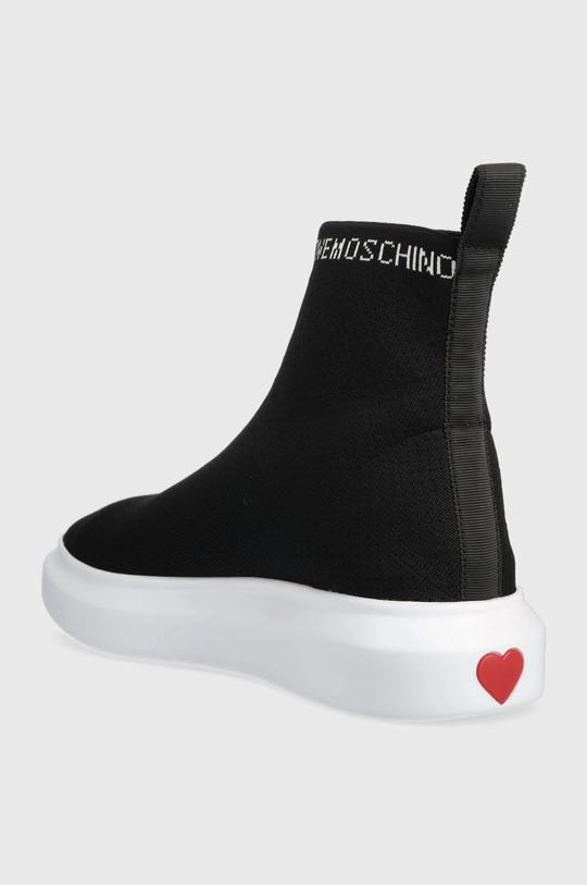 Love Moschino sneakersy Cholewka: Materiał tekstylny, Wnętrze: Materiał syntetyczny, Materiał tekstylny, Podeszwa: Materiał syntetyczny