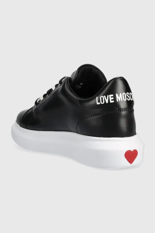 Love Moschino sneakersy Cholewka: Materiał syntetyczny, Skóra naturalna, Wnętrze: Materiał syntetyczny, Materiał tekstylny, Podeszwa: Materiał syntetyczny