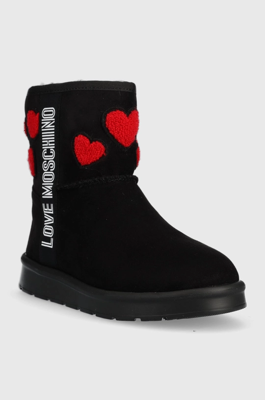 Love Moschino śniegowce czarny