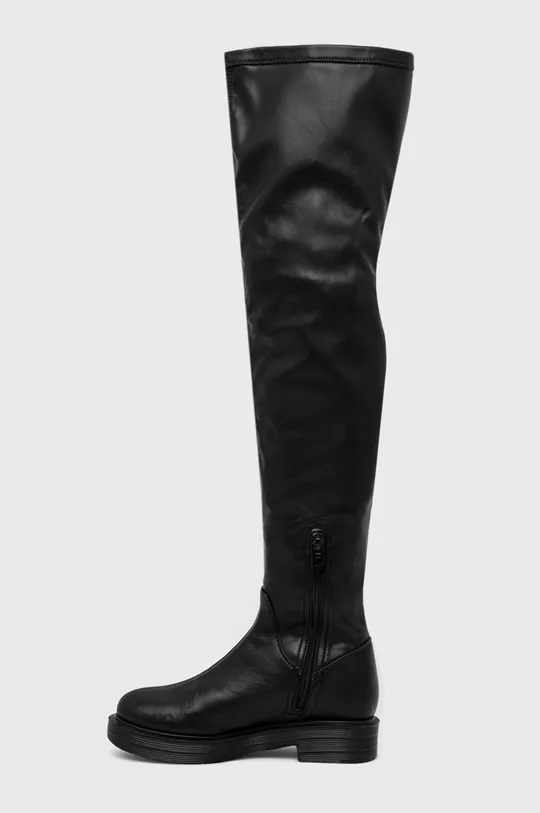Elegantni škornji Love Moschino črna