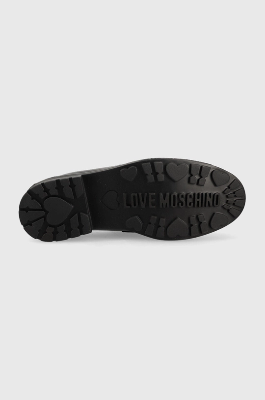 Kožne mokasinke Love Moschino Ženski