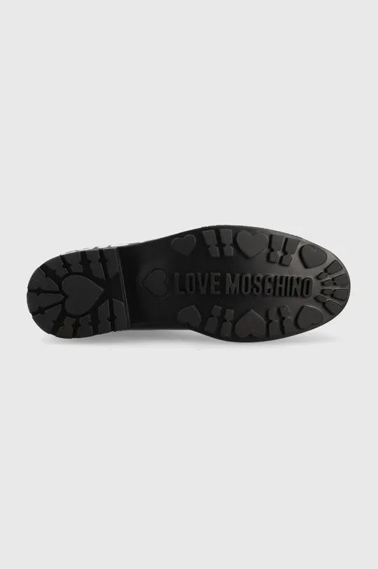 Love Moschino bőr bokacsizma Női