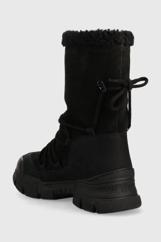 Cipele za snijeg od brušene kože Love Moschino  Vanjski dio: Sintetički materijal, Brušena koža Unutrašnji dio: Tekstilni materijal Potplat: Sintetički materijal