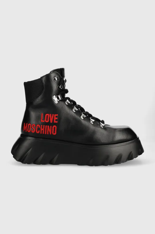 μαύρο Μποτάκια εργασίας Love Moschino Γυναικεία