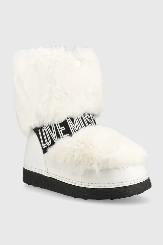 Μπότες χιονιού Love Moschino λευκό