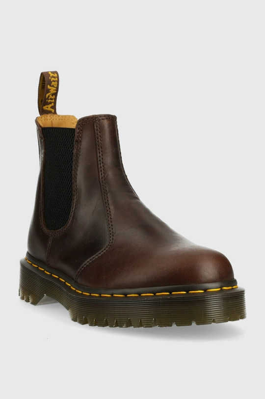 Dr. Martens sztyblety skórzane 2976 Bex brązowy