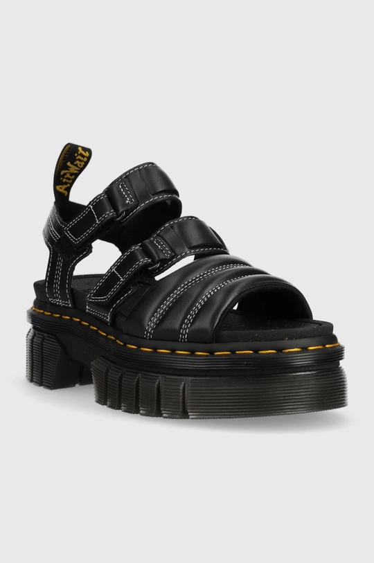 Dr. Martens sandały skórzane Ricki 3-Strap czarny