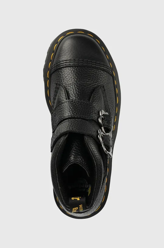 černá Kožené kotníkové boty Dr. Martens Devon Flwr