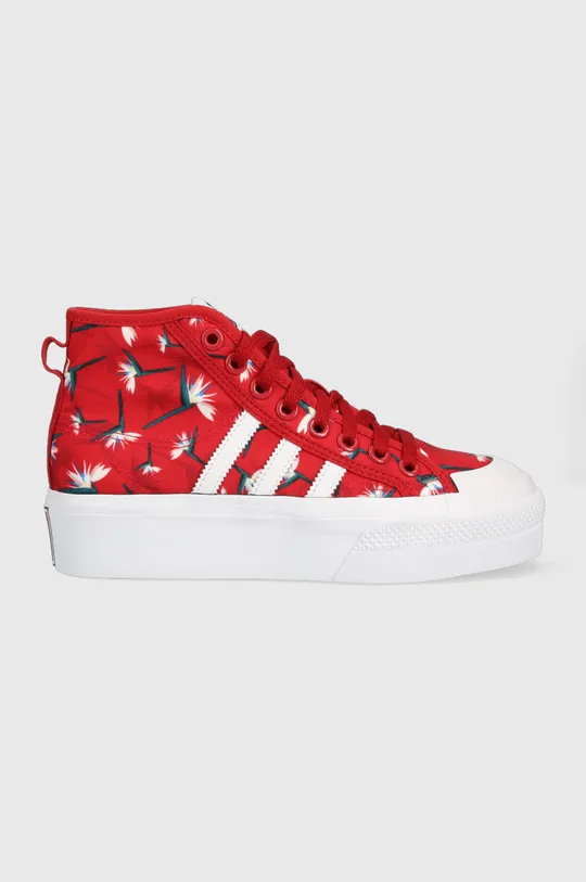 czerwony adidas Originals trampki Damski