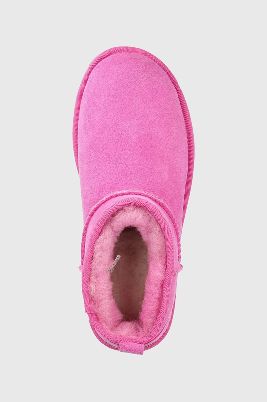 ružová Semišové snehule UGG W Classic Ultra Mini